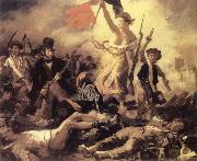 Eugene Delacroix Liberty Leading The people France oil painting artist